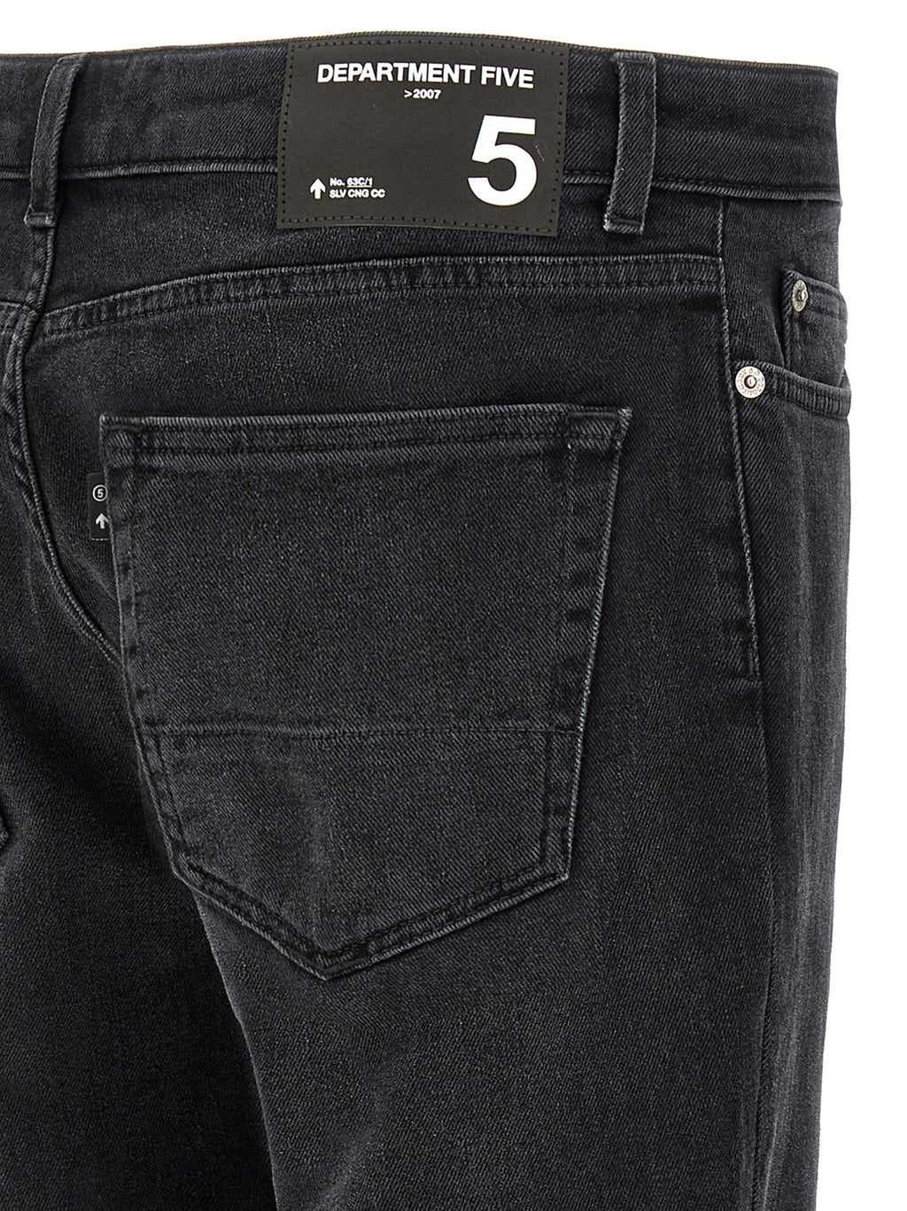 Black Cotton Jeans Denim