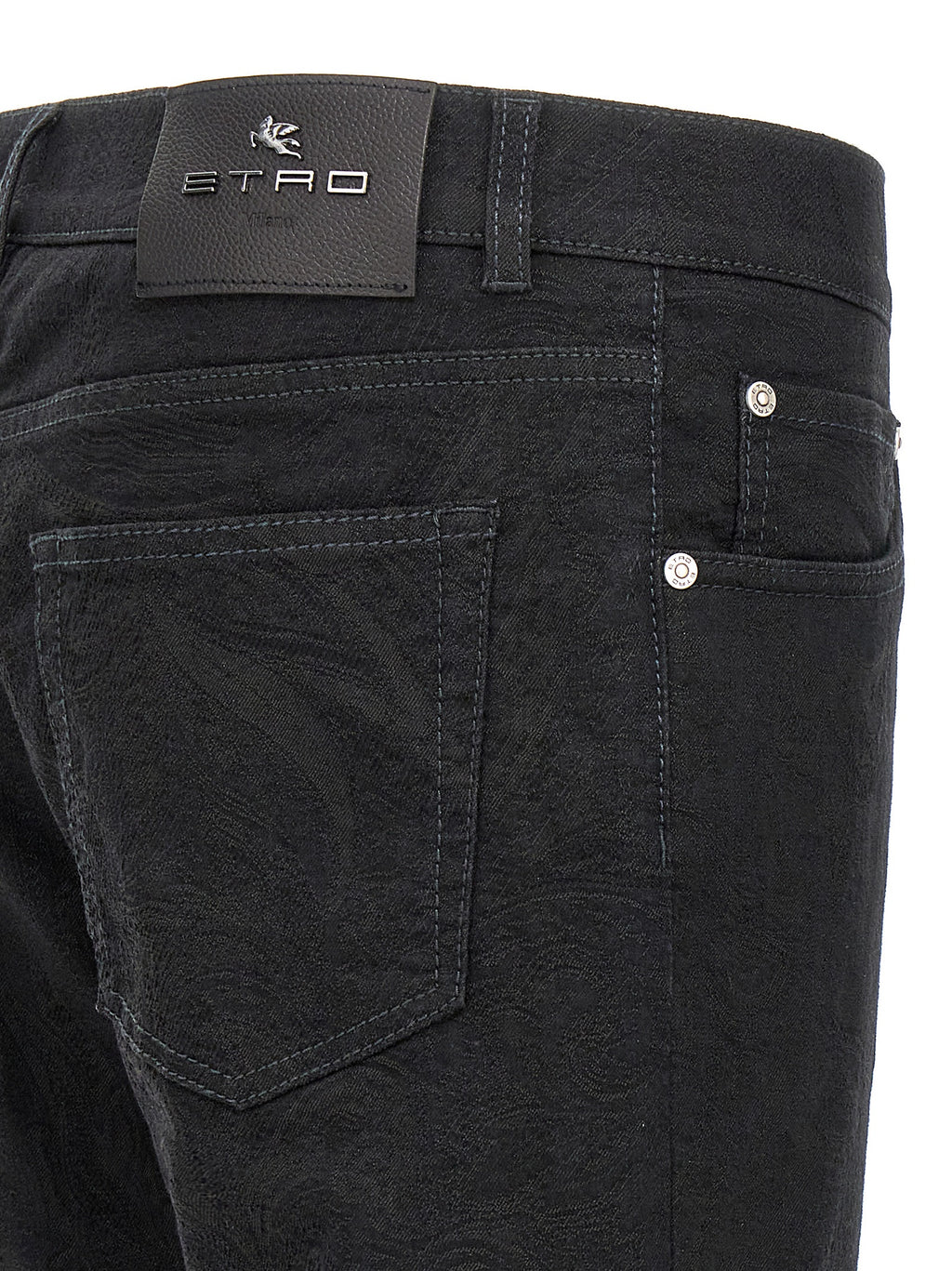 Black Cotton Jeans Denim