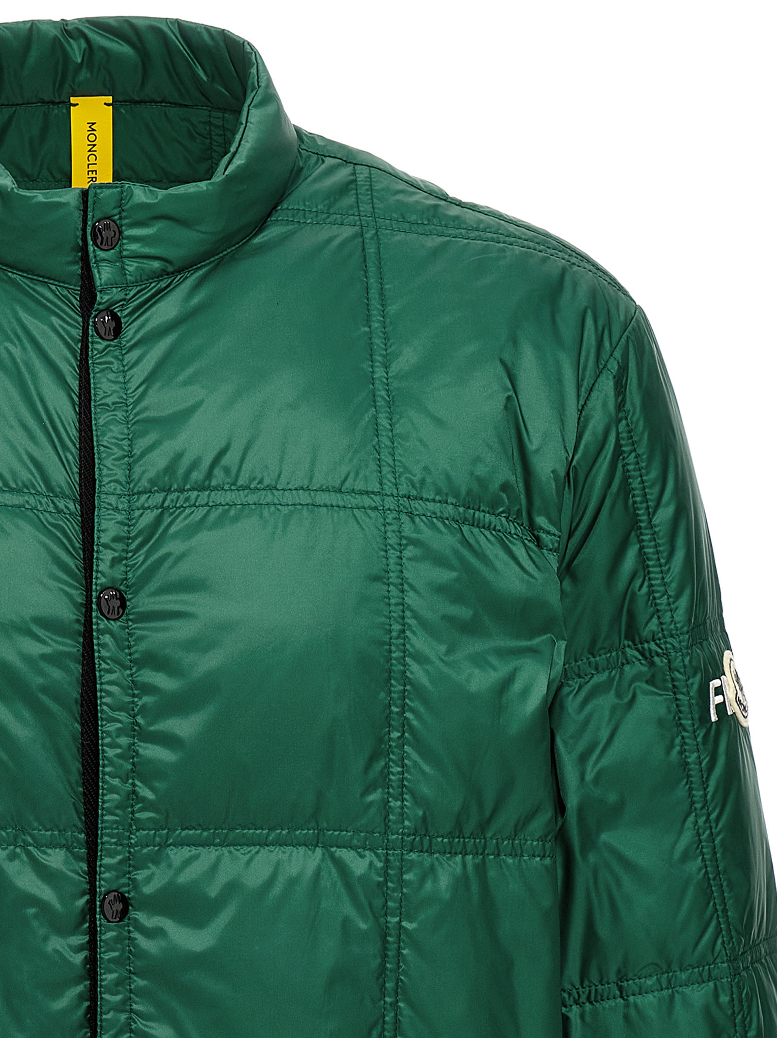 Bicolor Polyamide Full-Length Jacket