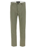Bicolor Cotton Cropped Pants
