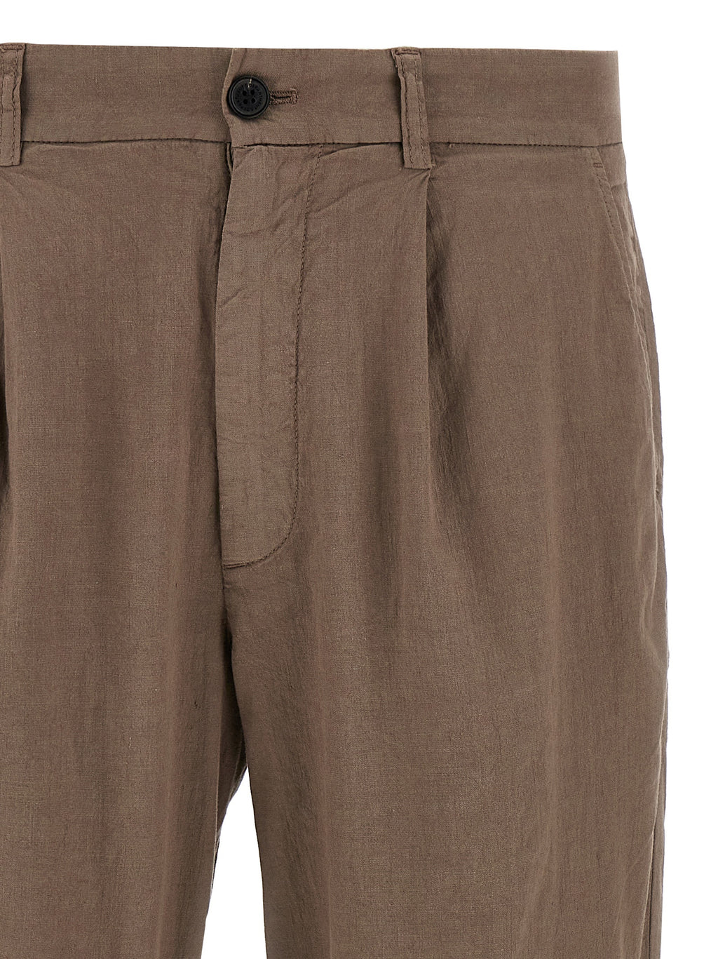 Brown Linen Pants