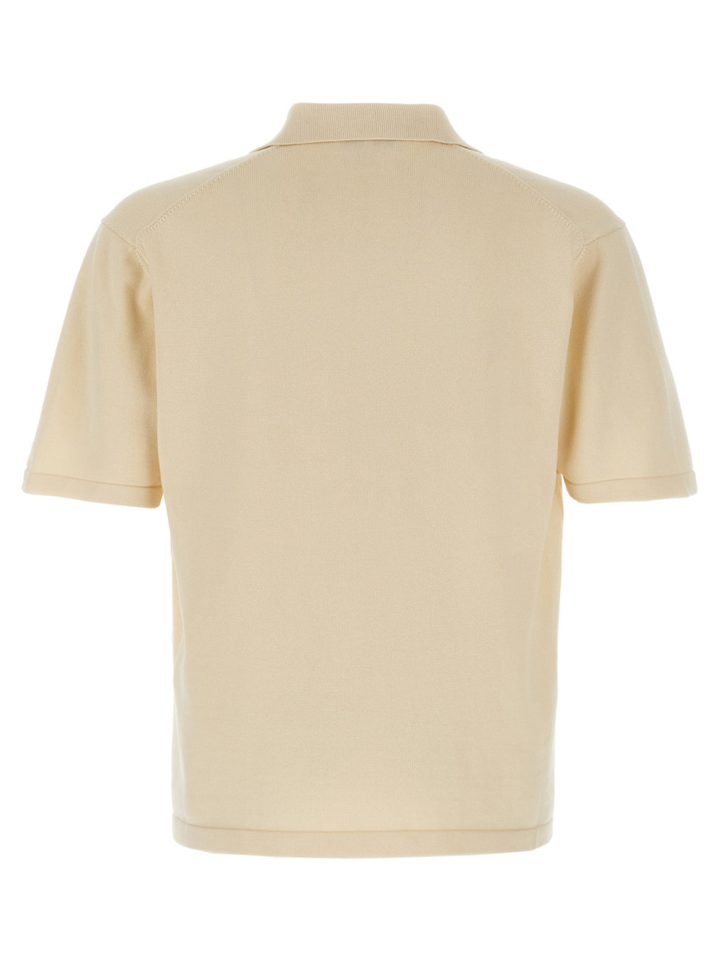 Beige Cotton Polo Shirt