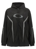 Black Polyester Shell Jacket
