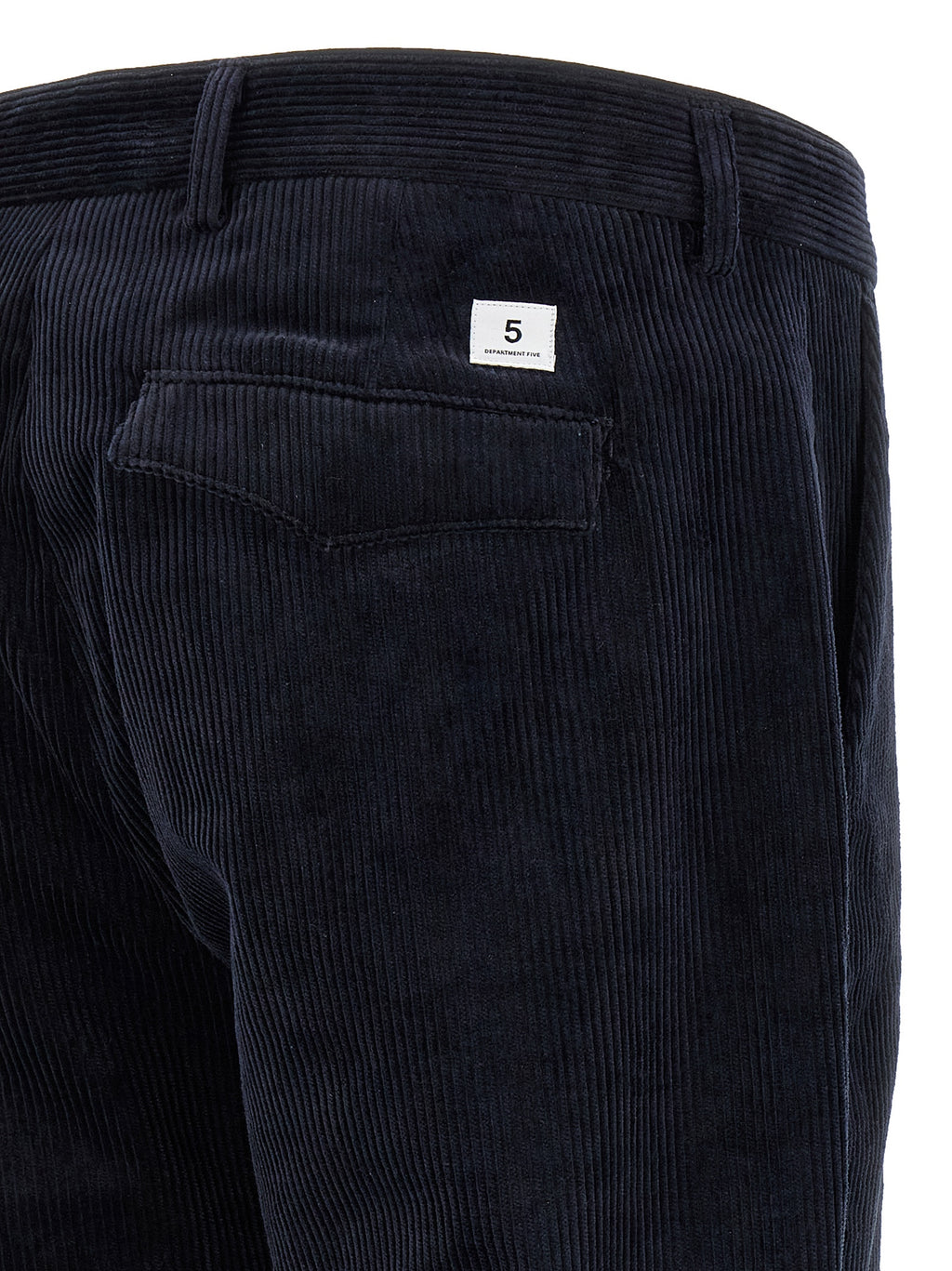 Blue Cotton Chino Pants