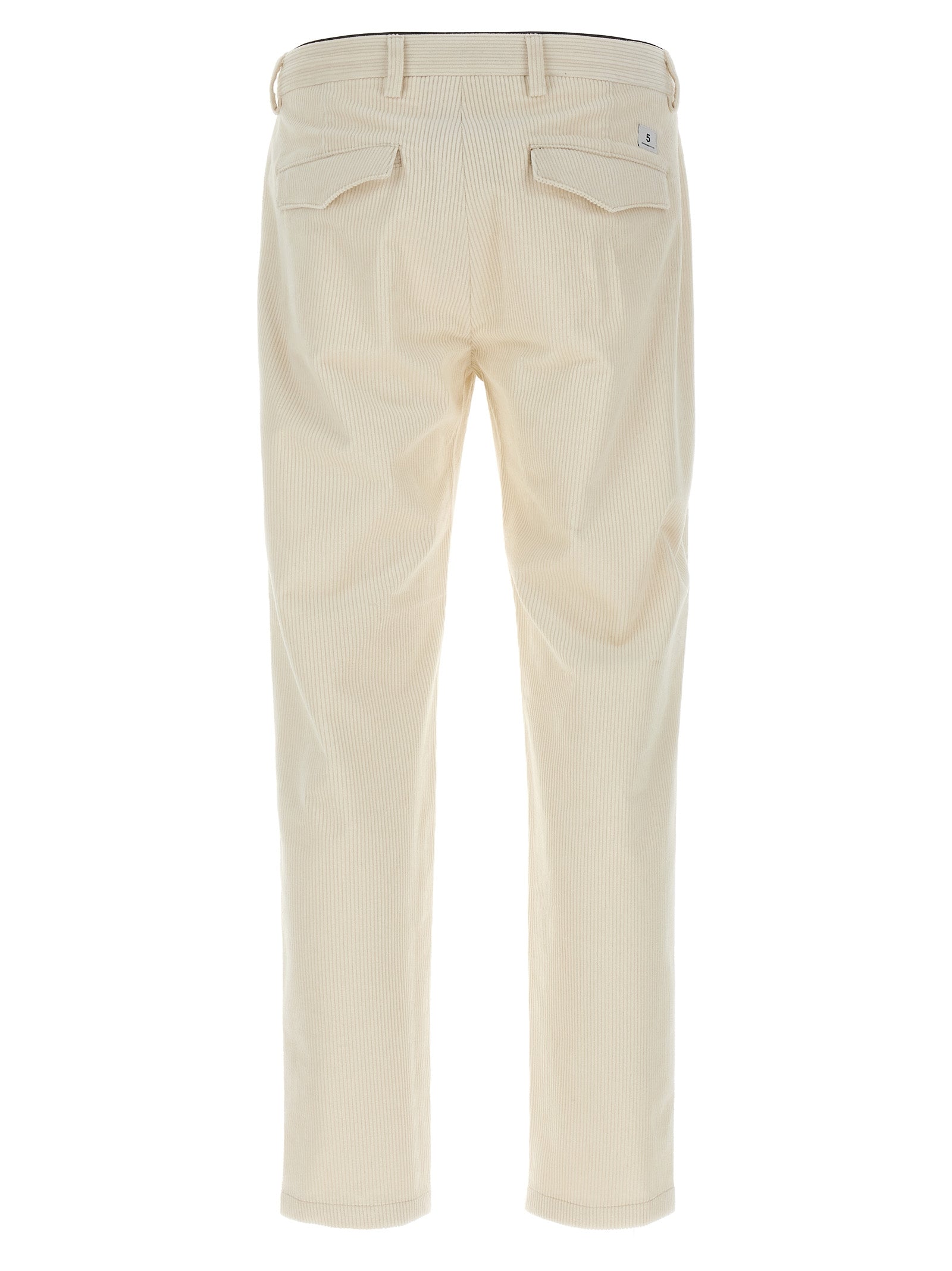 White Cotton Chino Pants