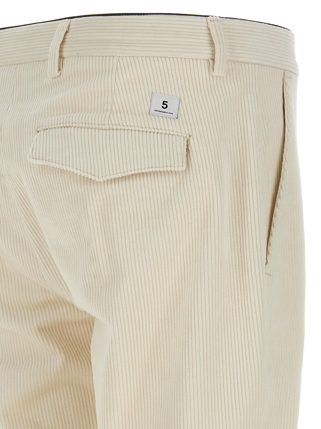 White Cotton Chino Pants