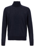 Blue Virgin Wool Cardigan