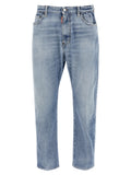 Blue Cotton Relaxed Fit Jeans