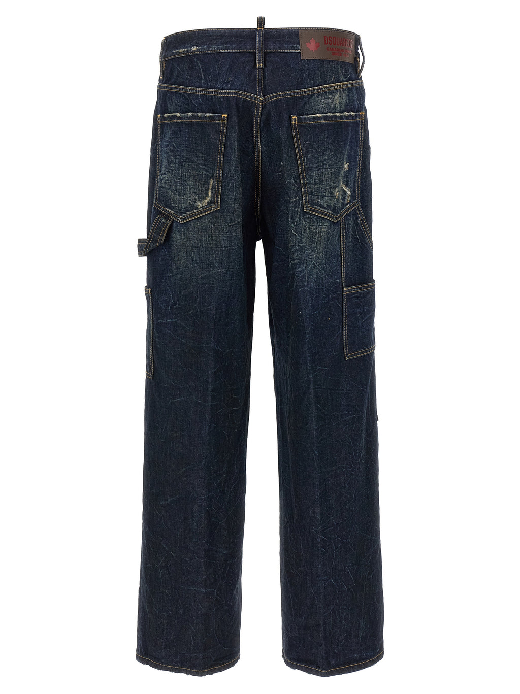 Blue Cotton Jeans Denim