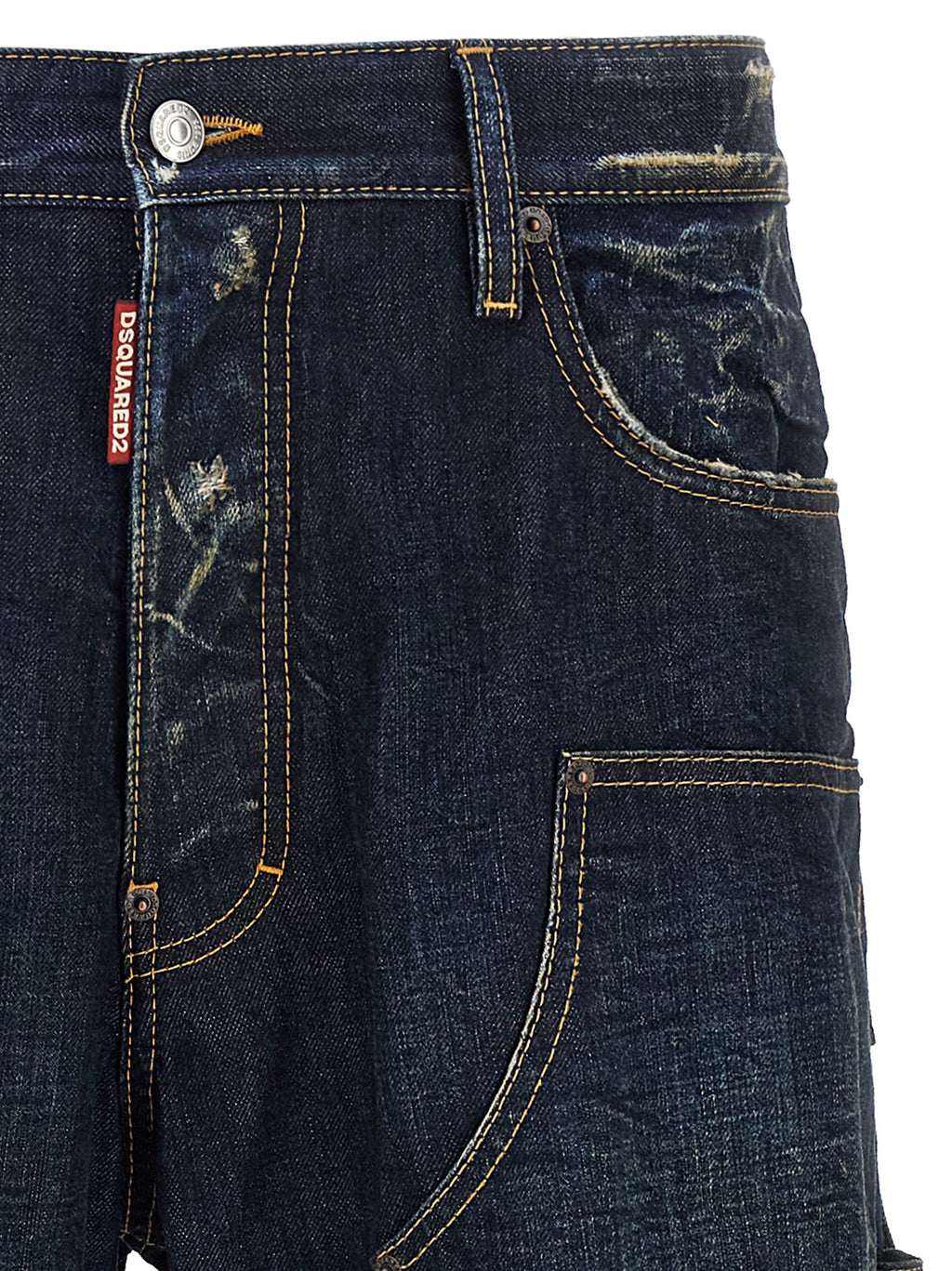 Blue Cotton Jeans Denim