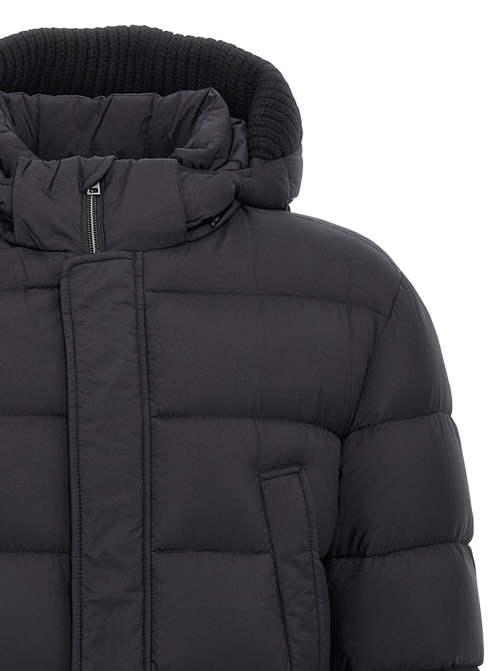 Black Polyamide Coat