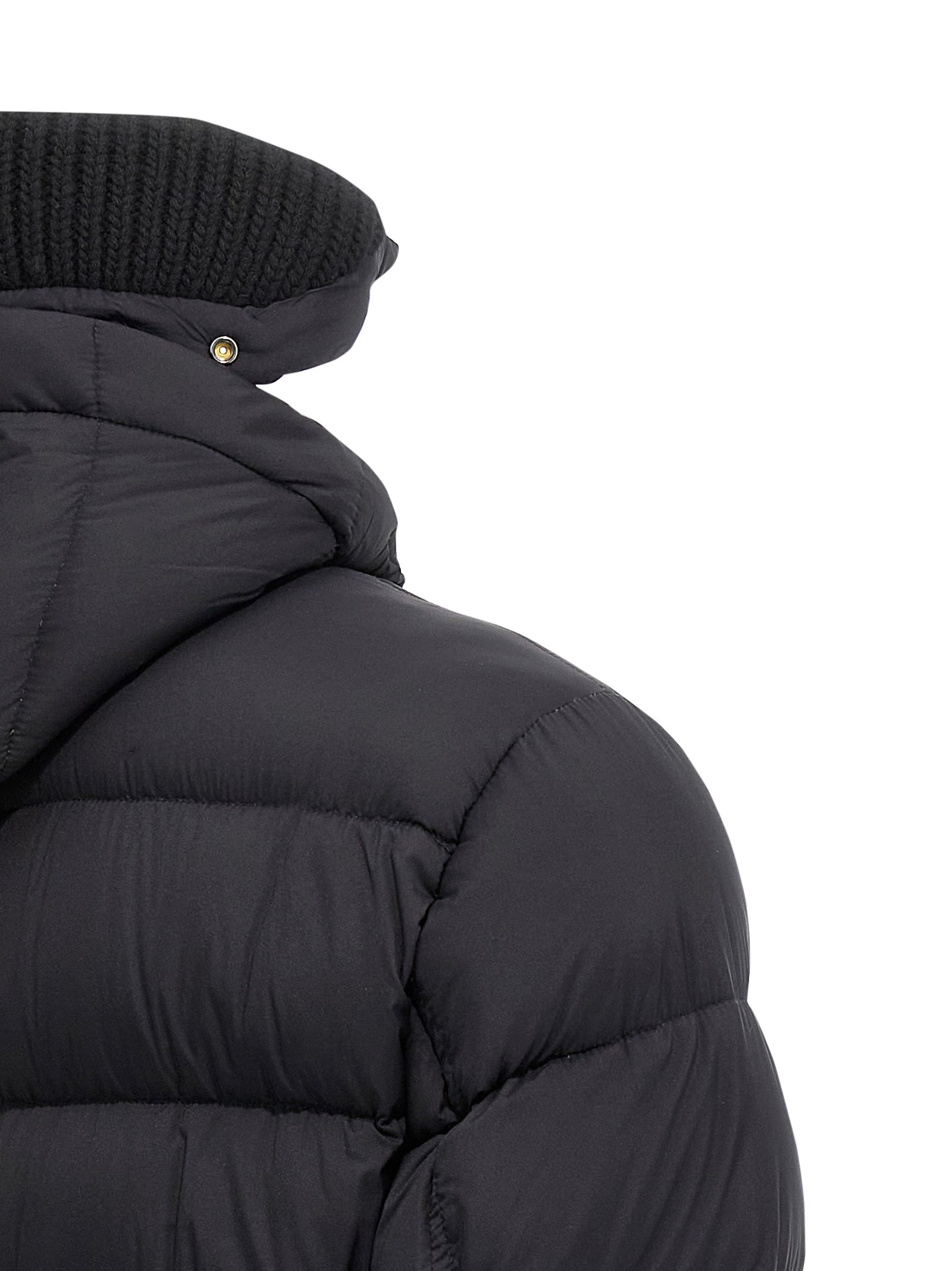 Black Polyamide Coat