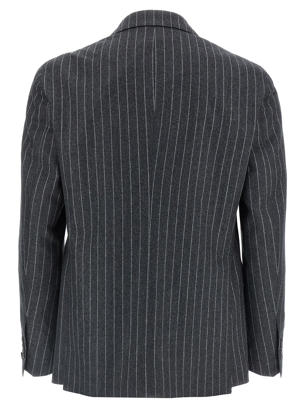 Gray Virgin Wool Two-Piece Suit
