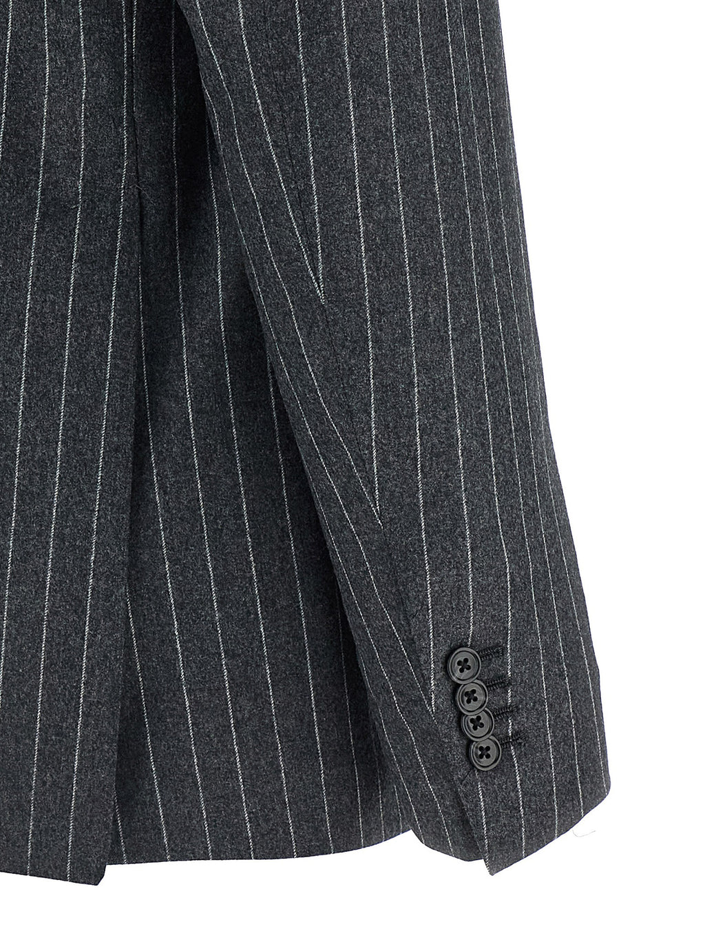 Gray Virgin Wool Two-Piece Suit