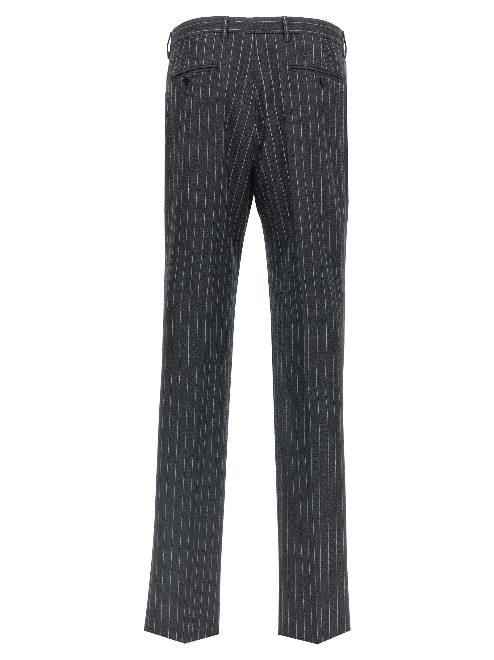 Gray Virgin Wool Two-Piece Suit