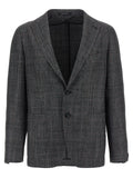 Gray Virgin Wool Blazer