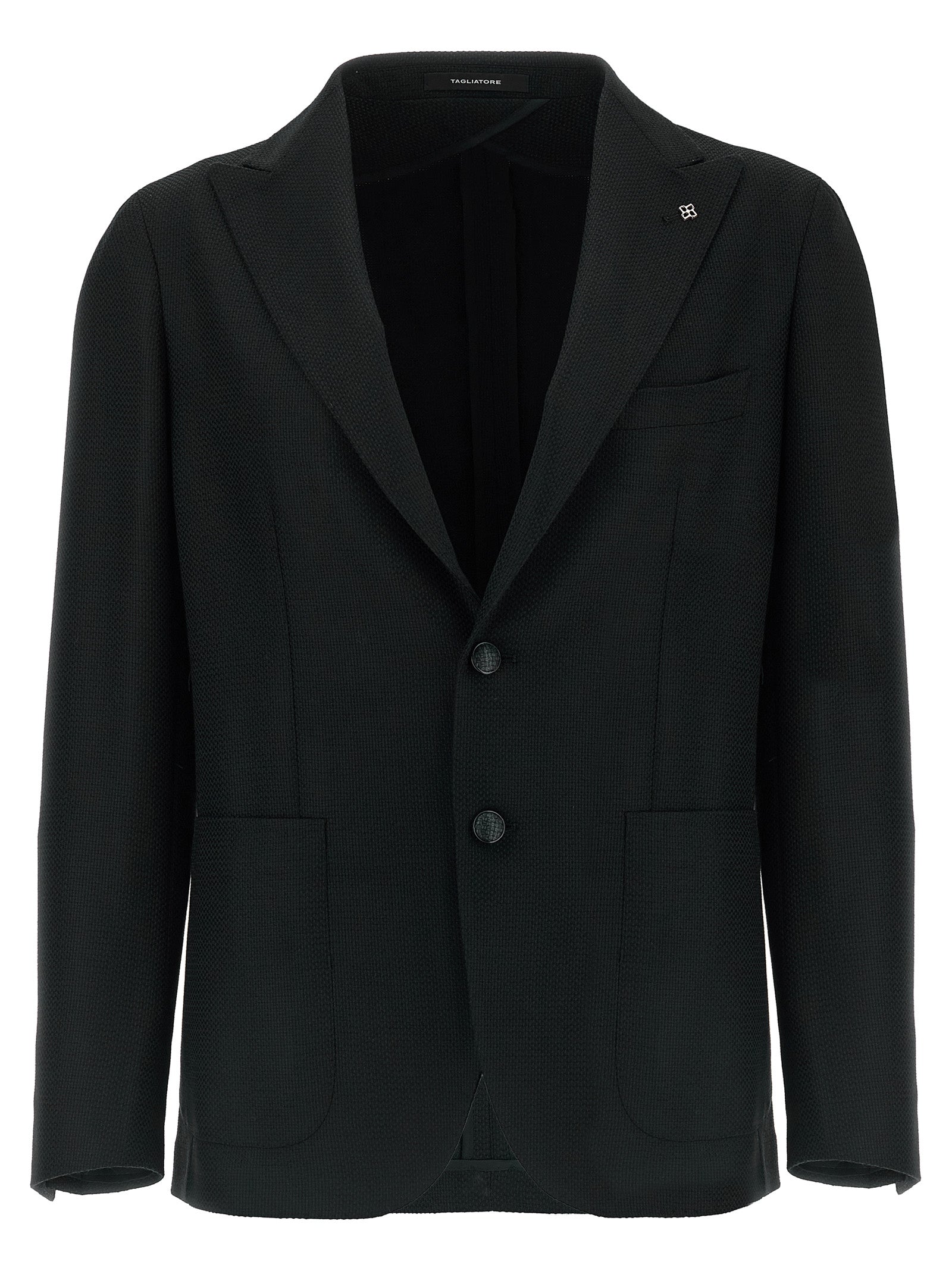 Black Virgin Wool Blazer