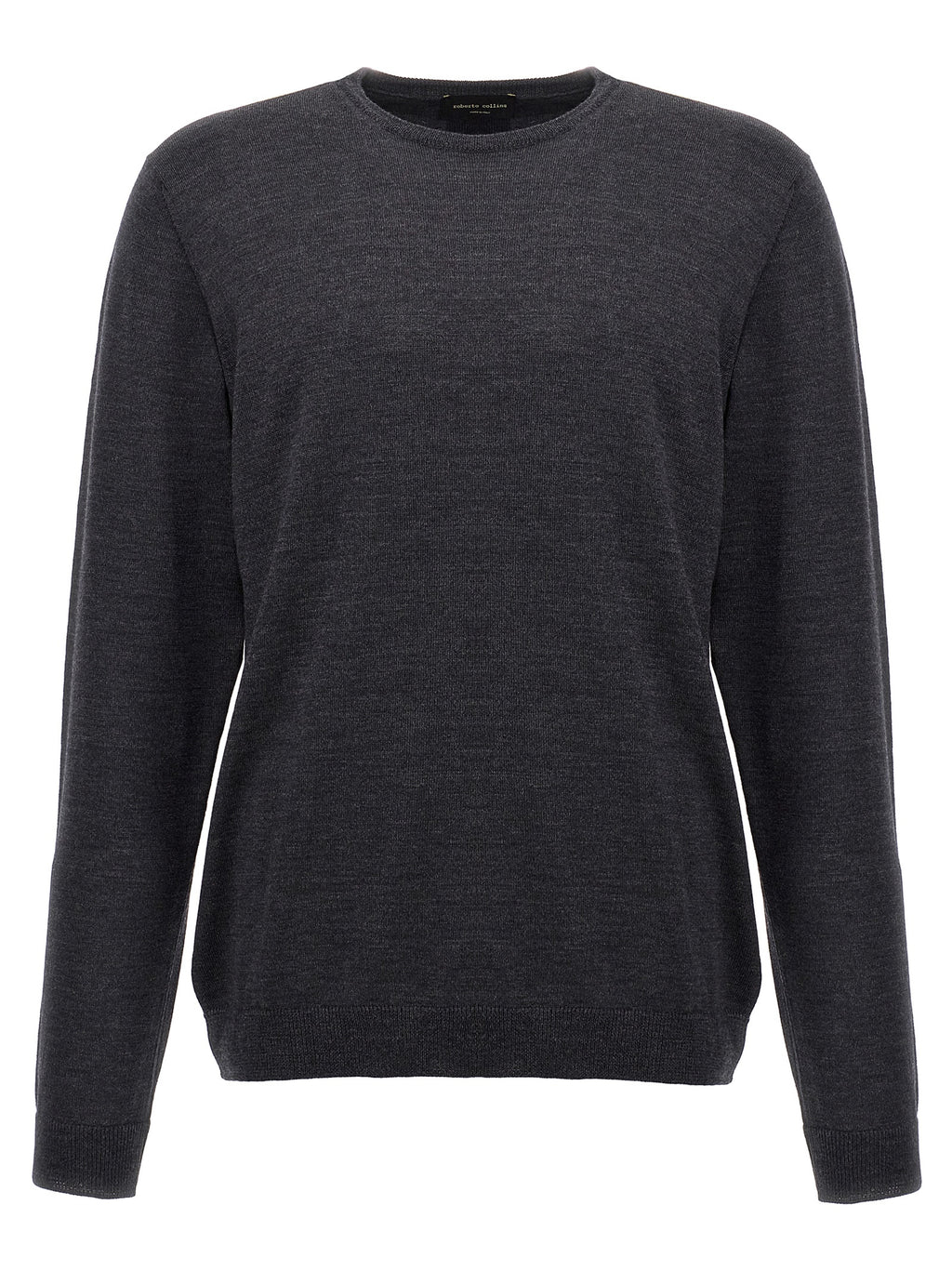 Gray Merino Wool Cardigan