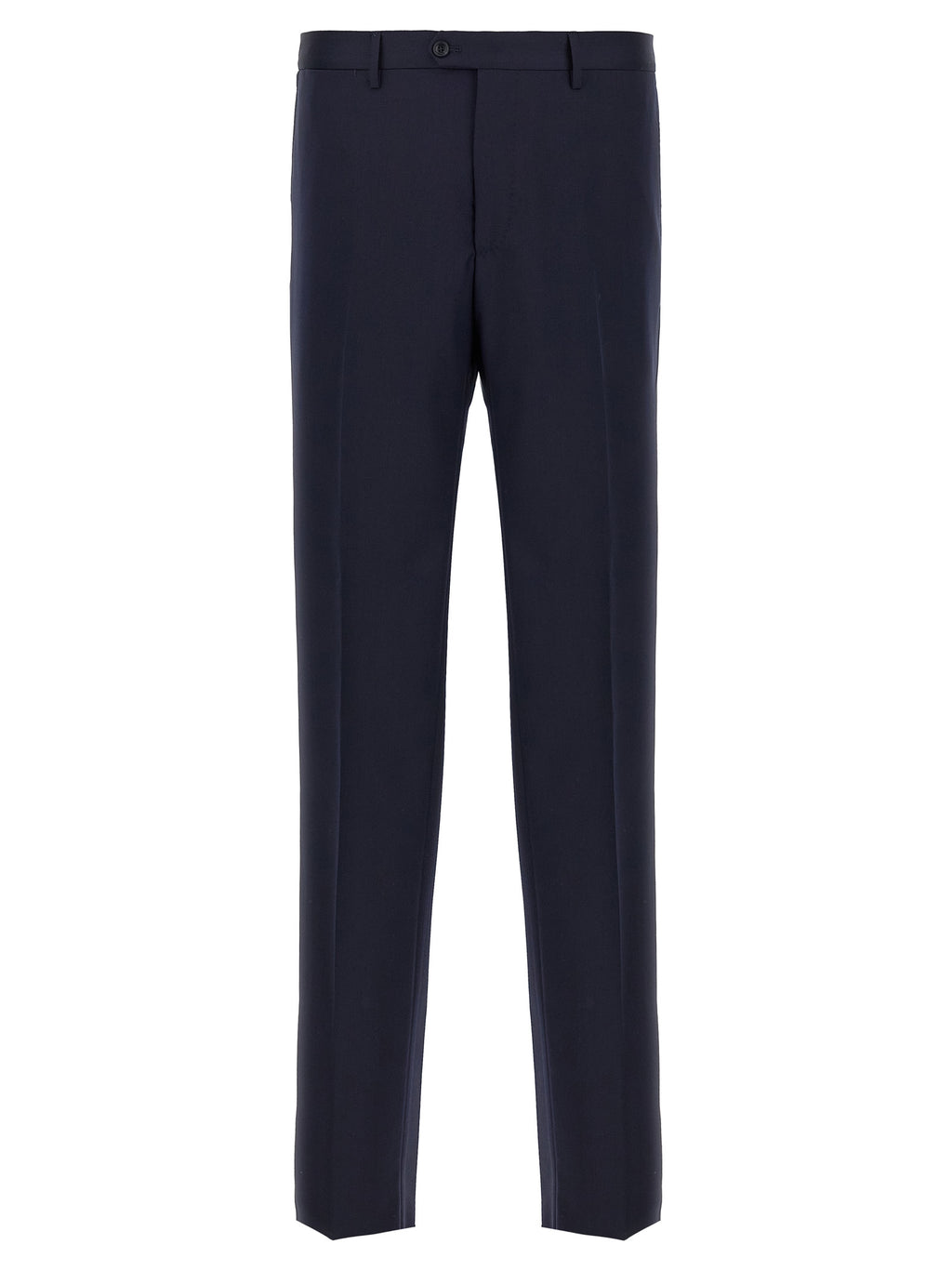Blue Virgin Wool Two-Piece Suit