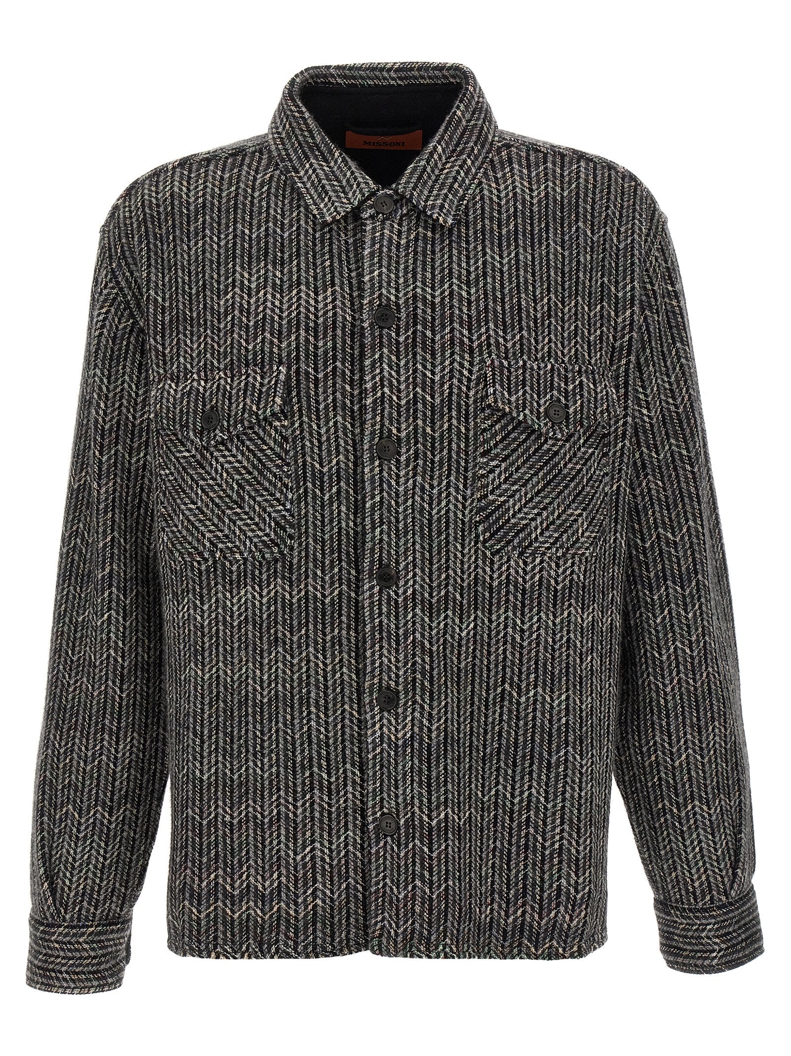 Gray Wool Blouse