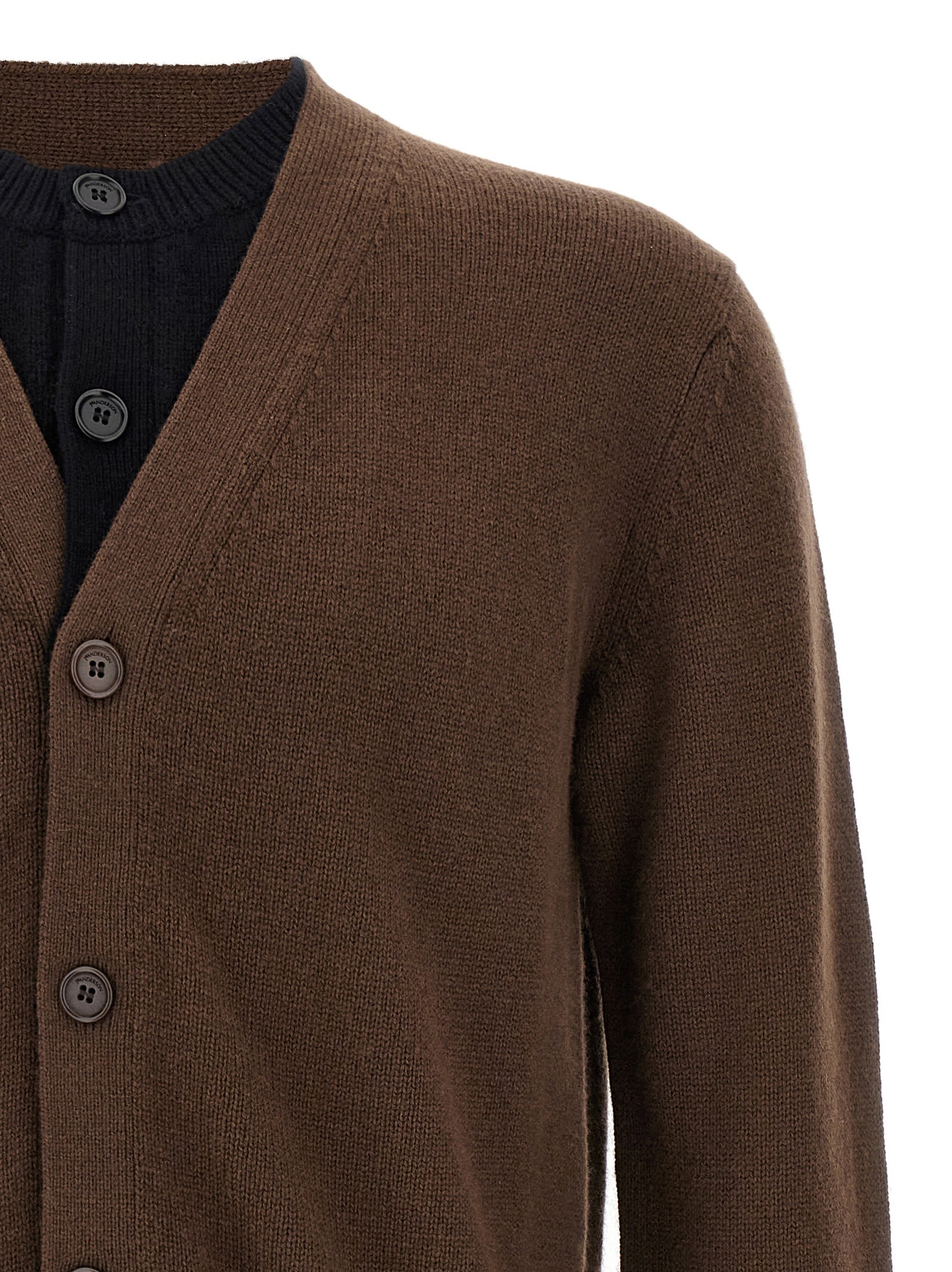 Brown Wool Cardigan