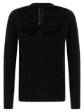 Black Wool Cardigan