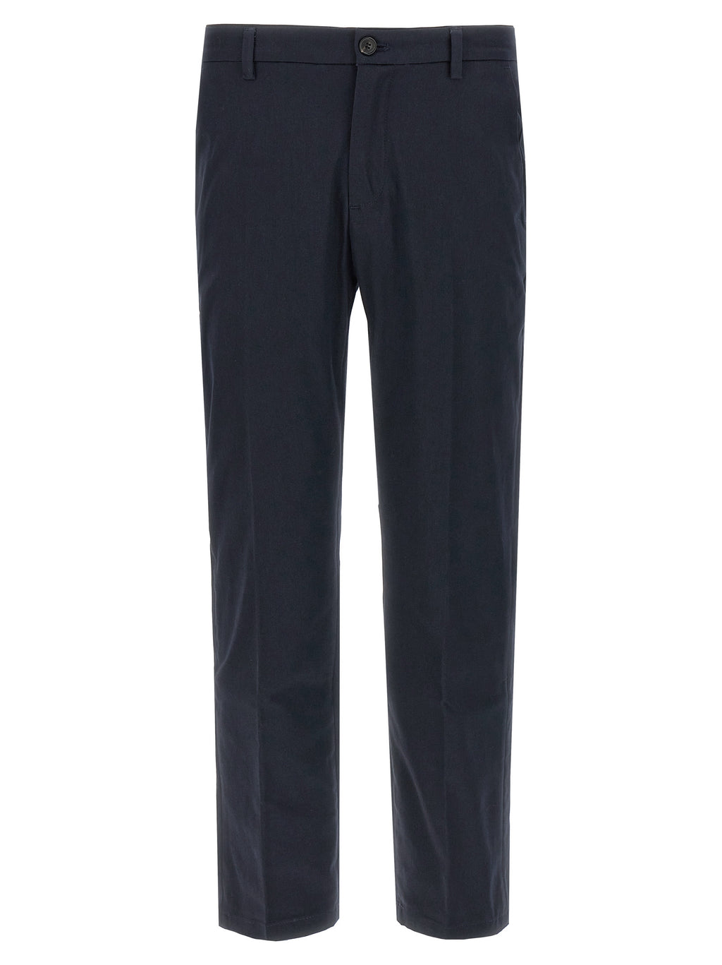Gray Cotton Cropped Pants