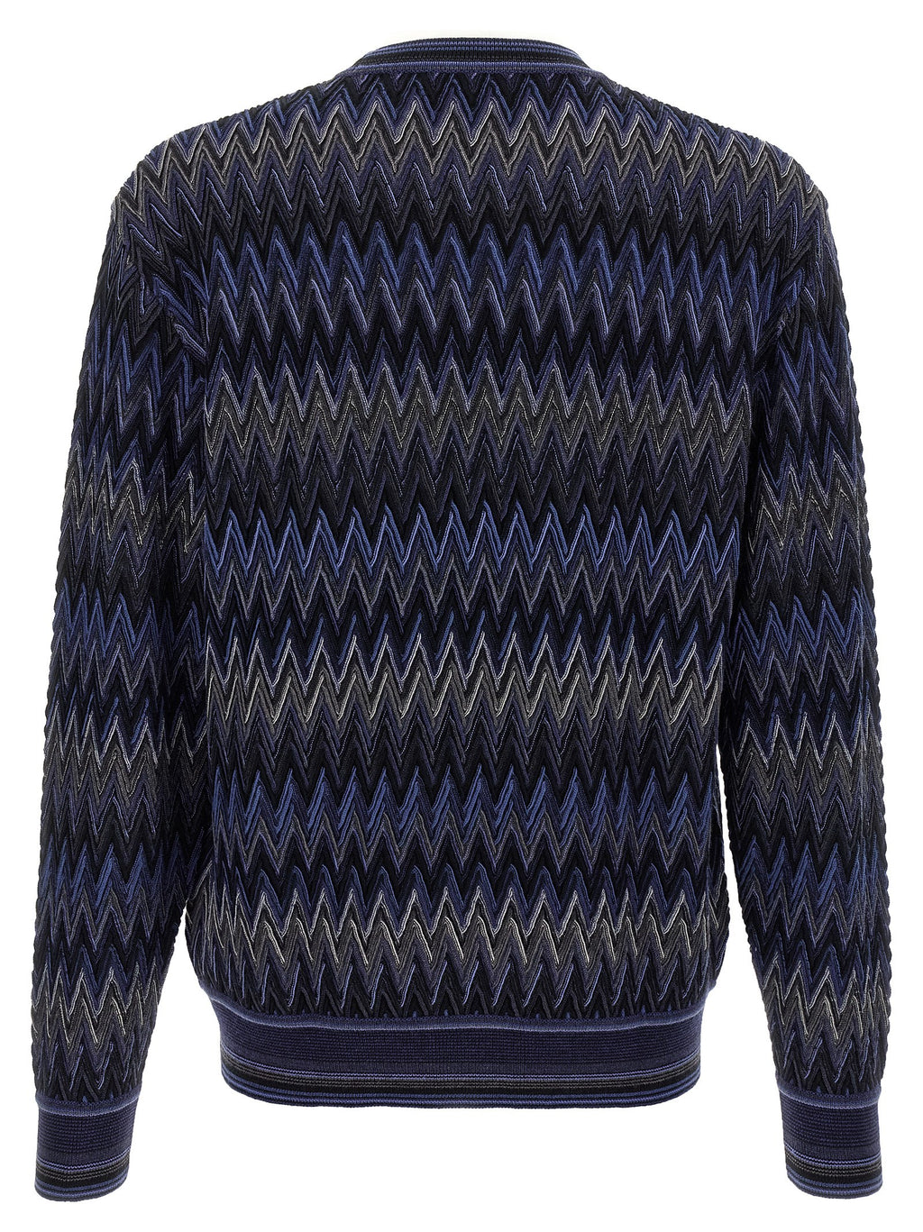 Blue Wool Cardigan