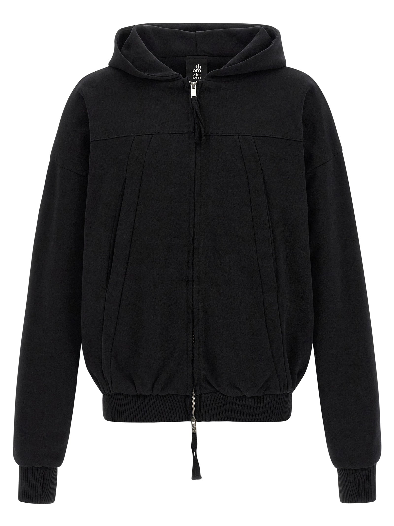 Black Cotton Sweatshirt