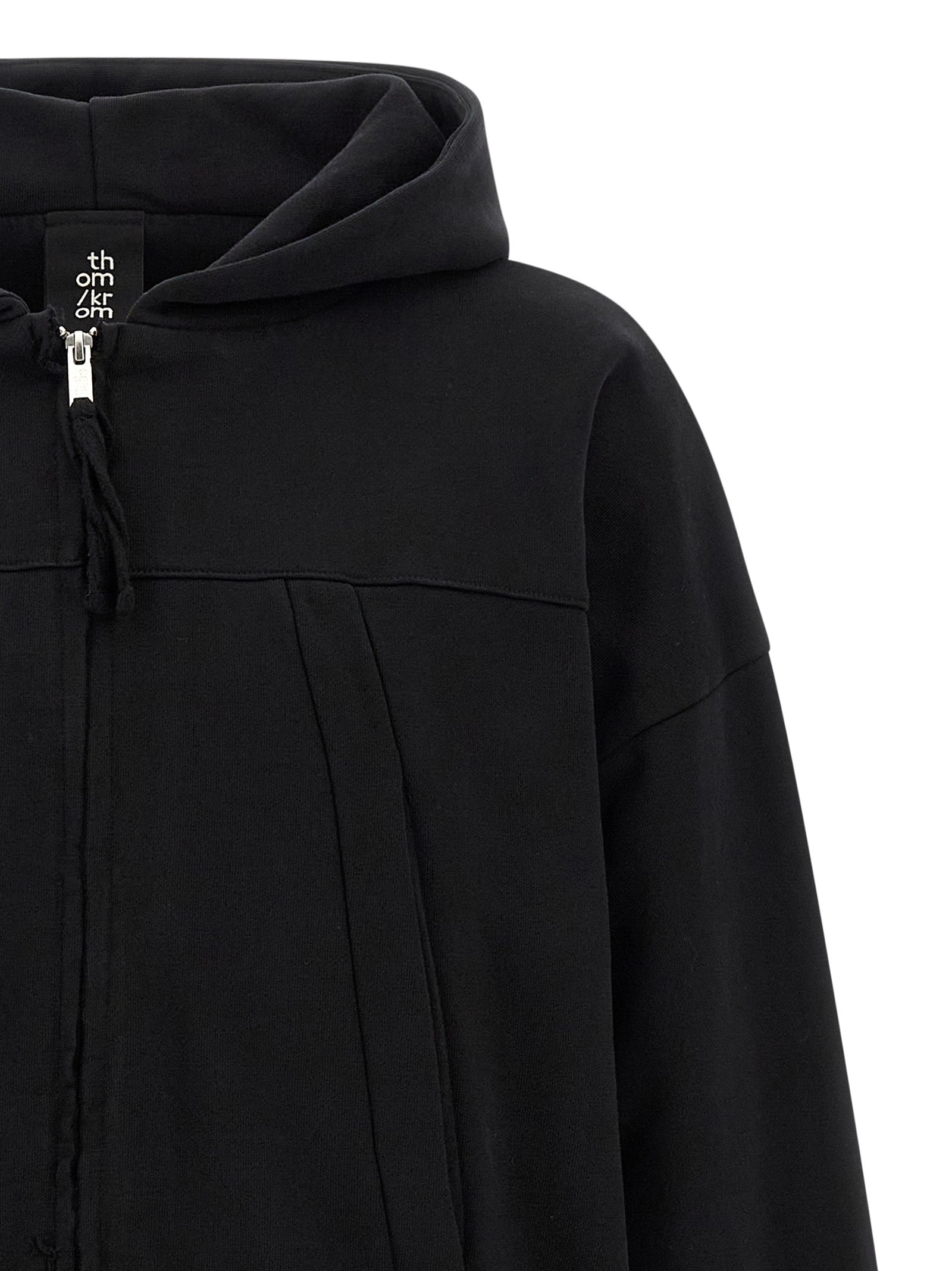Black Cotton Sweatshirt