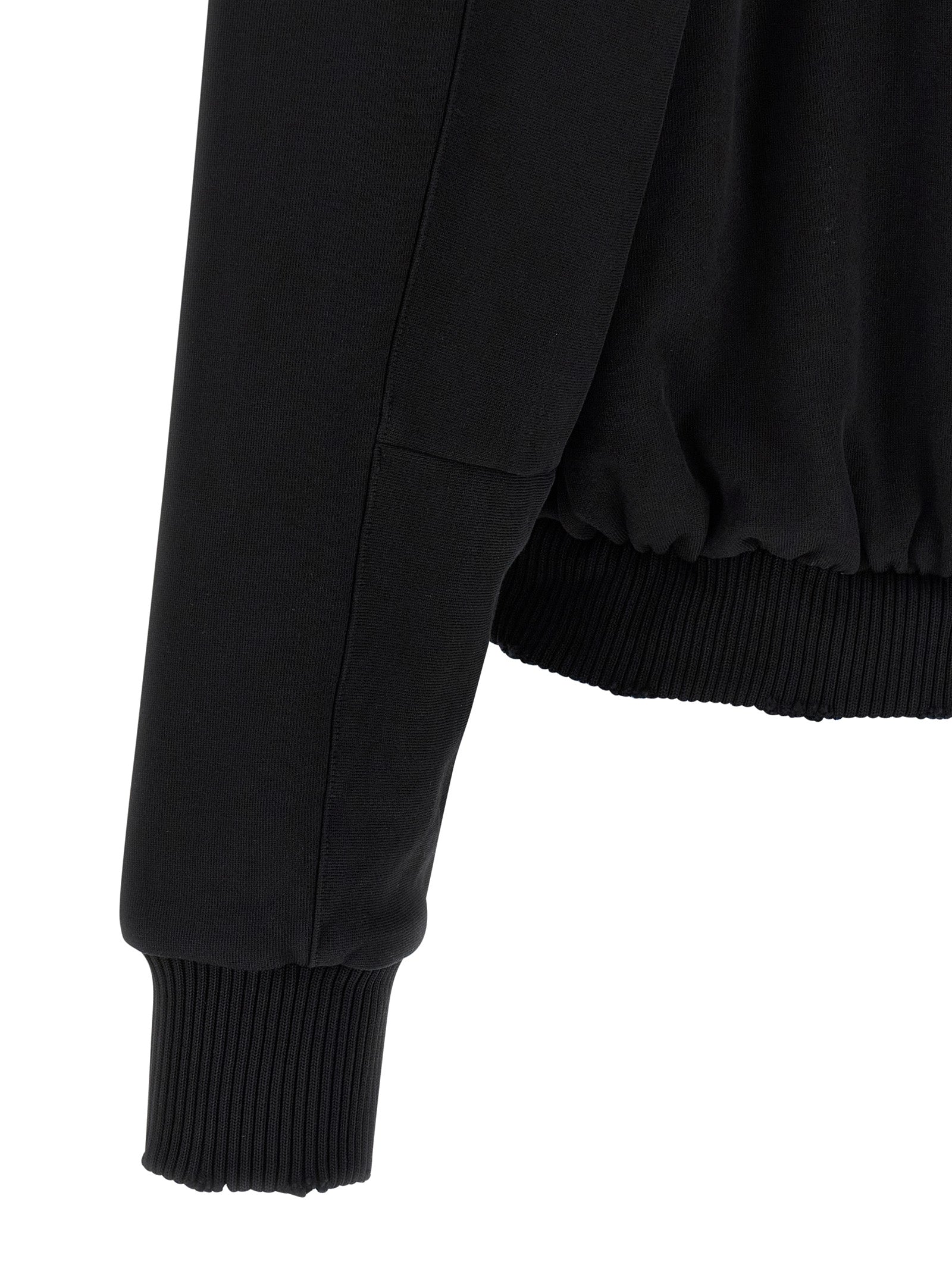 Black Cotton Sweatshirt