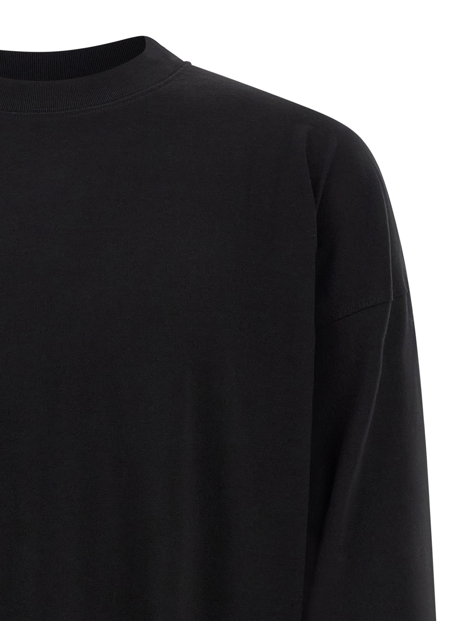 Black Cotton T-Shirt