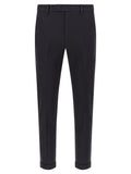 Blue Cotton Chino Pants