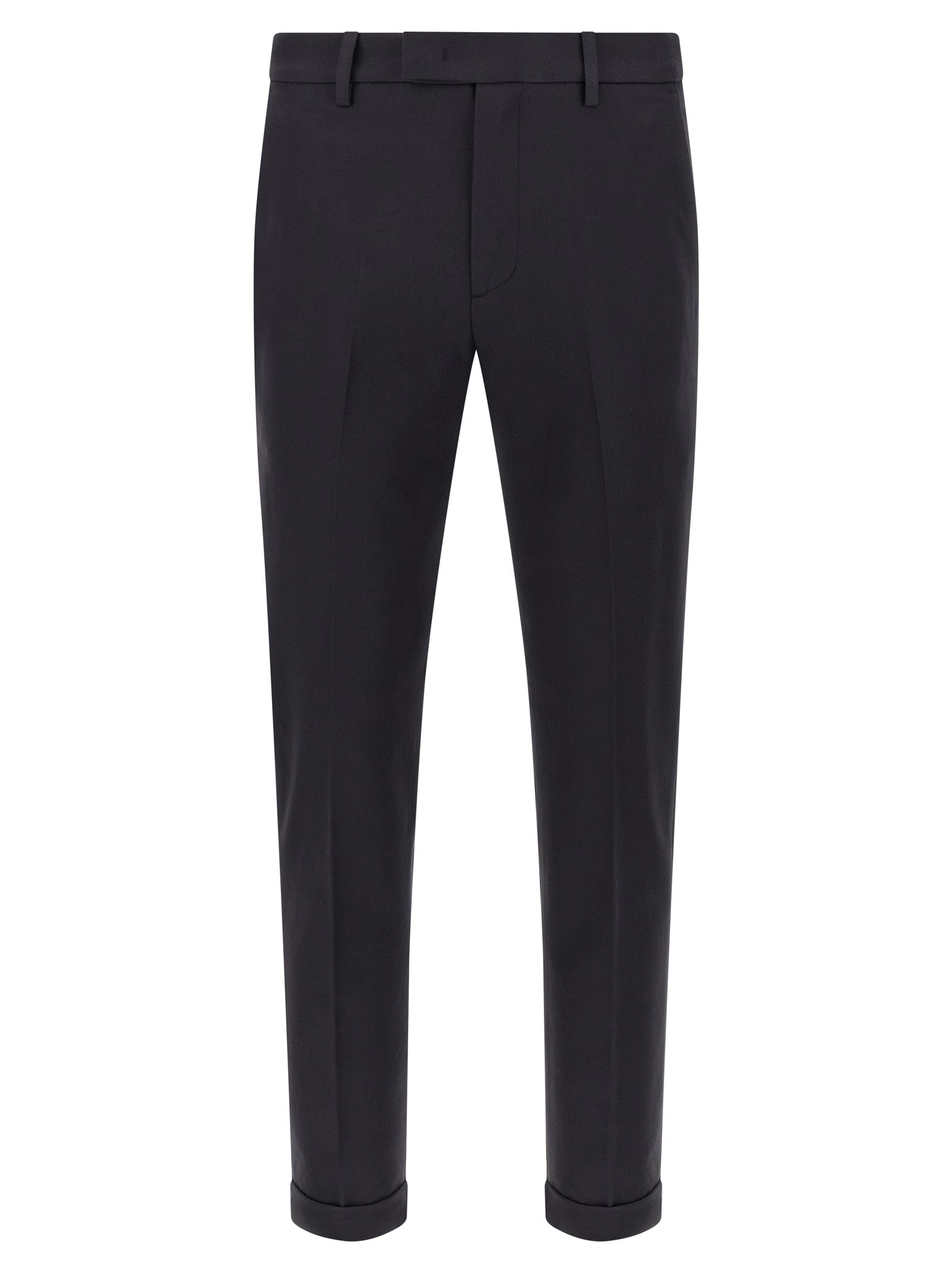 Blue Cotton Chino Pants