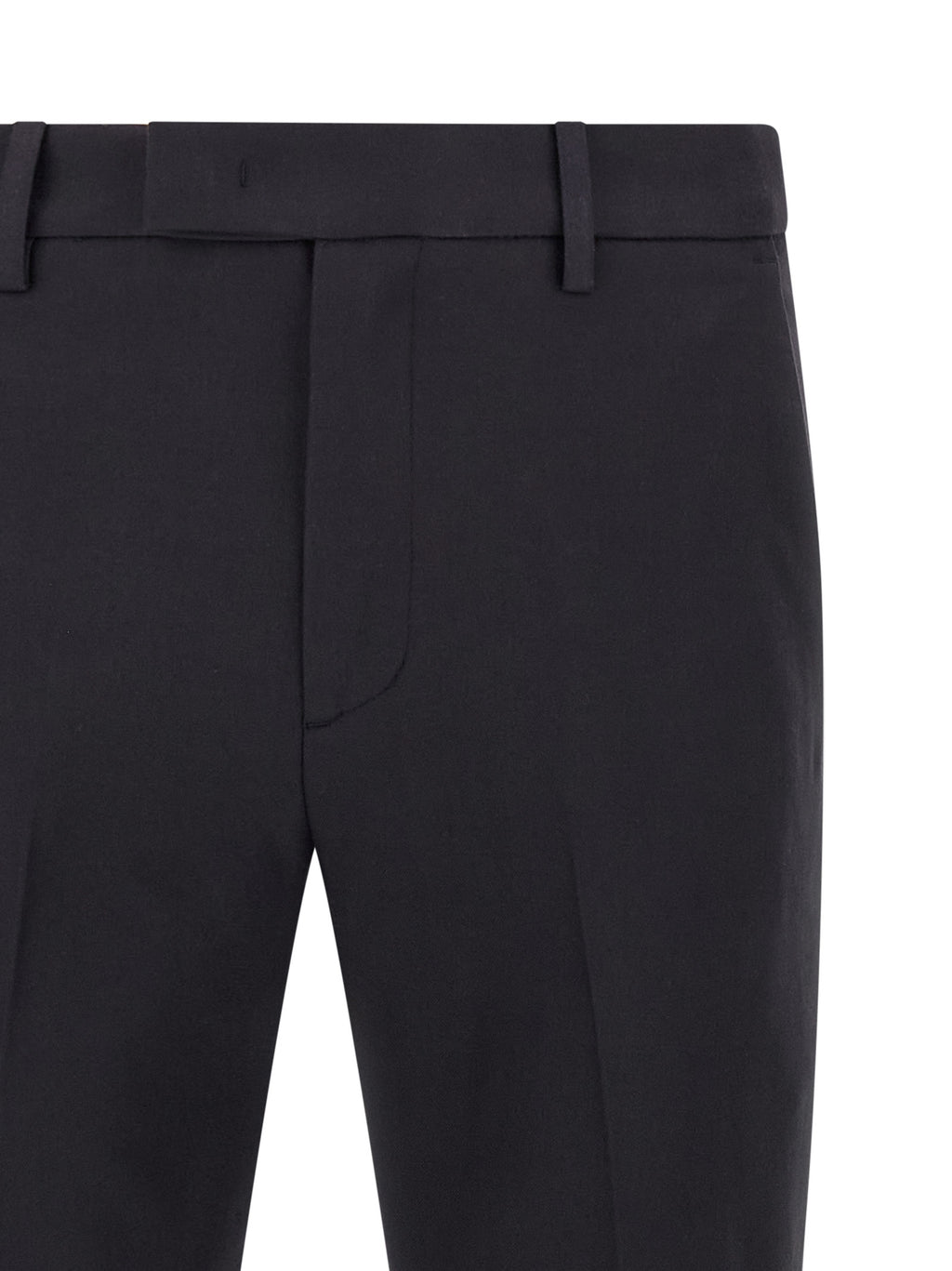 Blue Cotton Chino Pants