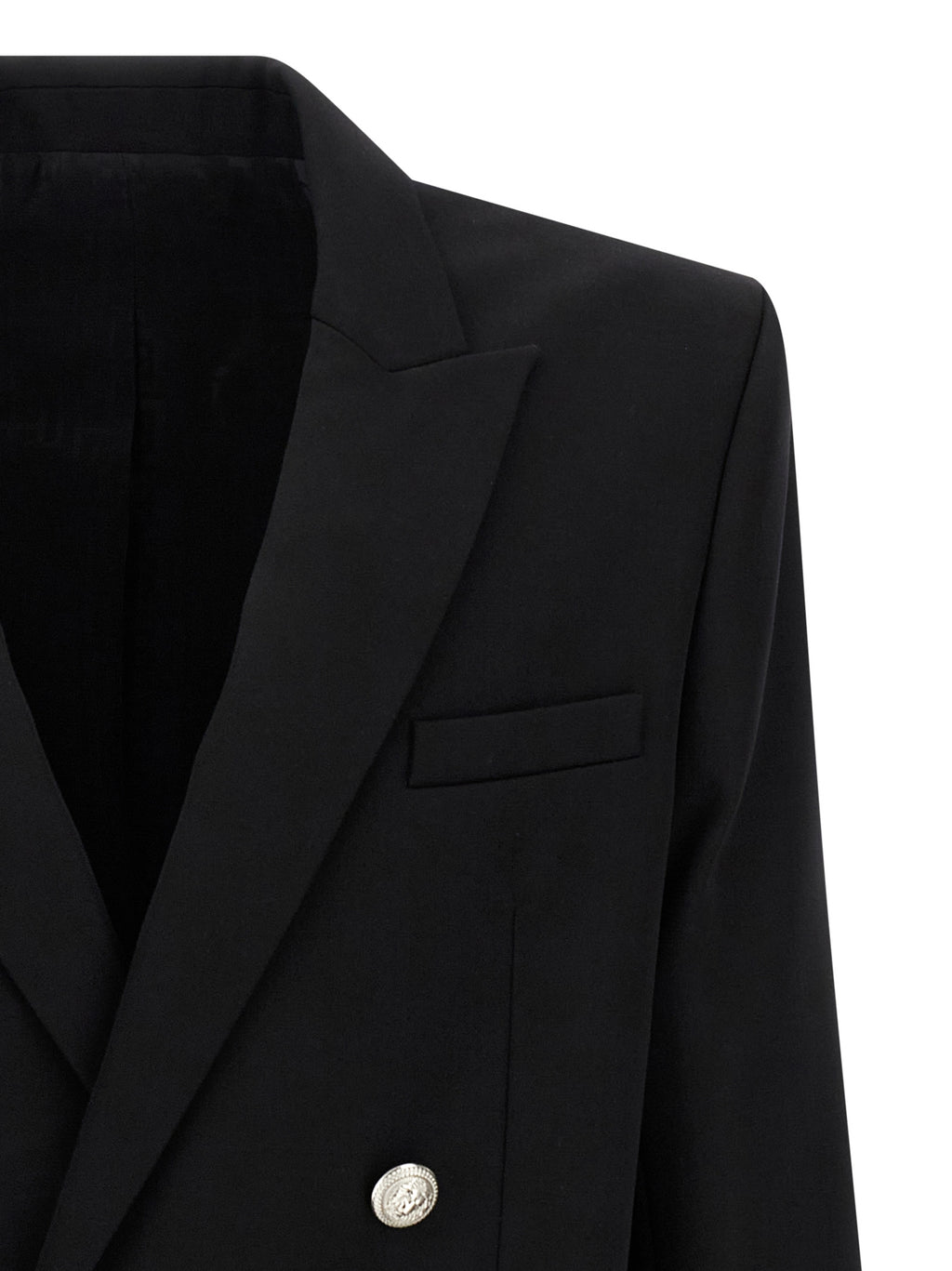 Black Virgin Wool Blazer