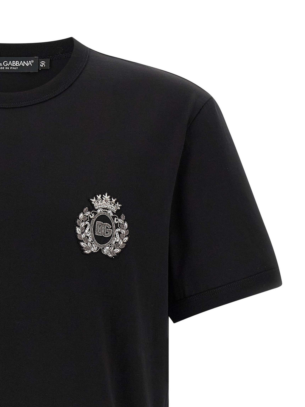 Black Cotton T-Shirt