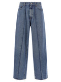 Blue Cotton Jeans Denim