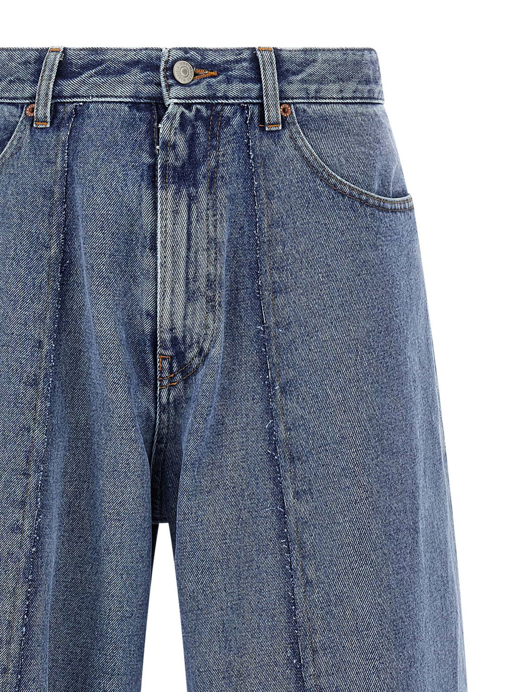 Blue Cotton Jeans Denim
