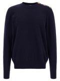 Blue Cashmere Cardigan