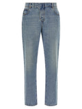 Blue Cotton Jeans Denim
