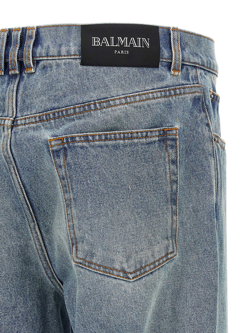 Blue Cotton Jeans Denim