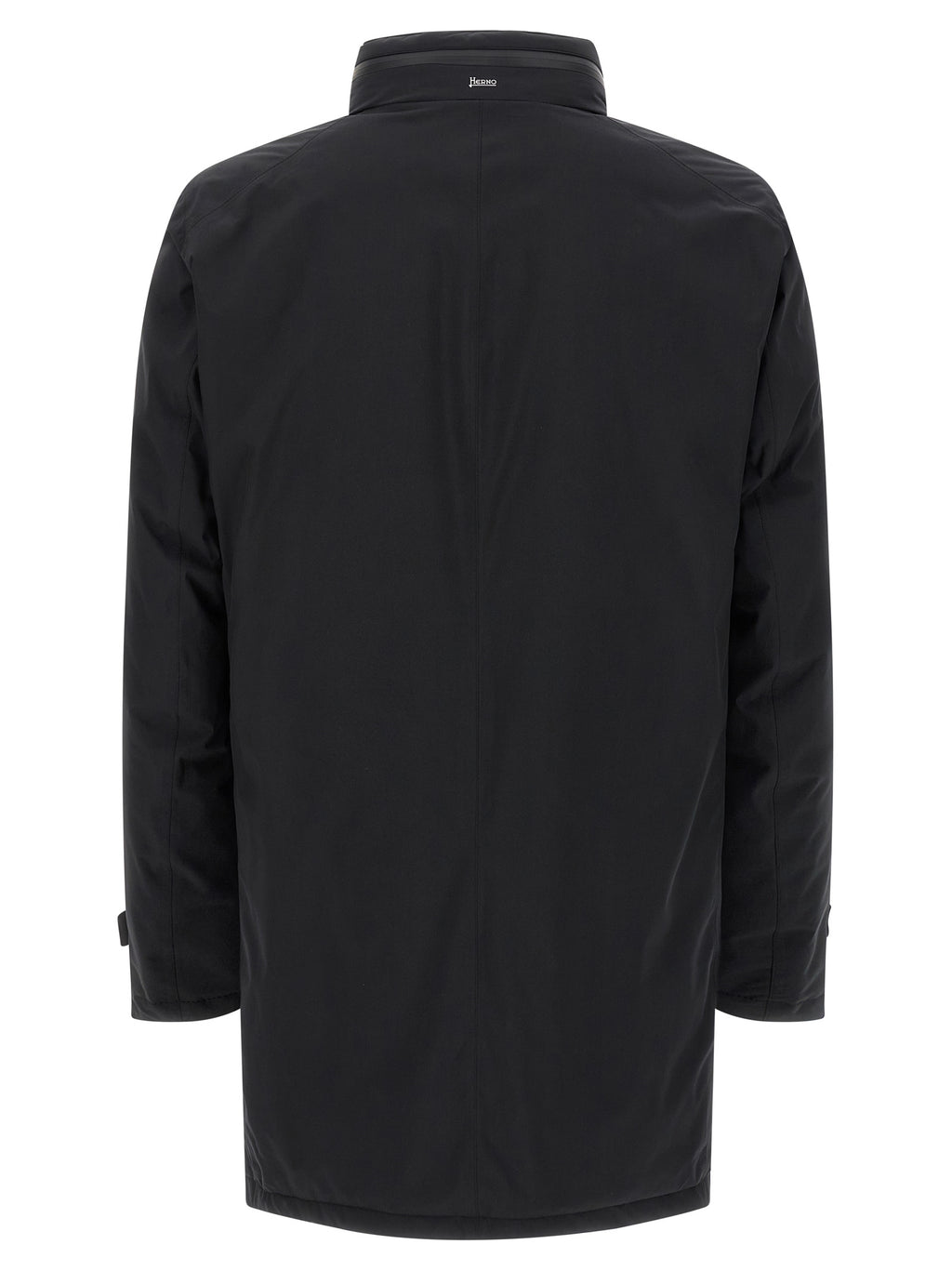 Black Polyester Parka