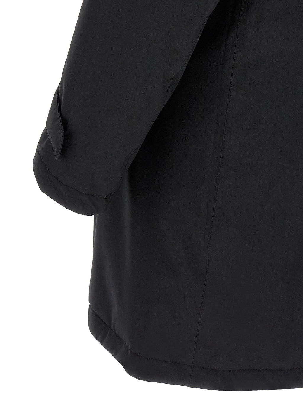 Black Polyester Parka