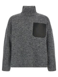 Gray Wool Cardigan