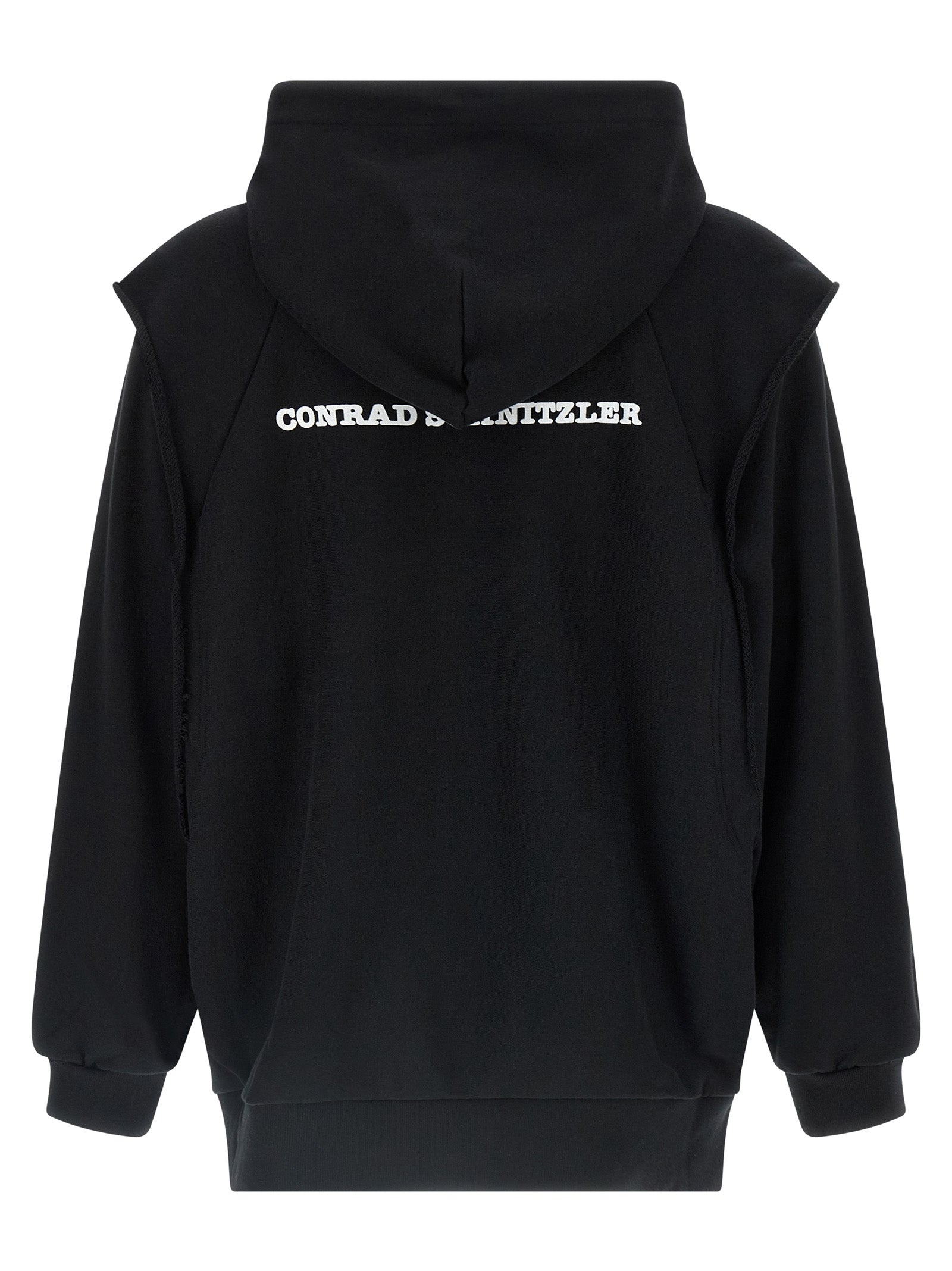 Black Cotton Sweatshirt
