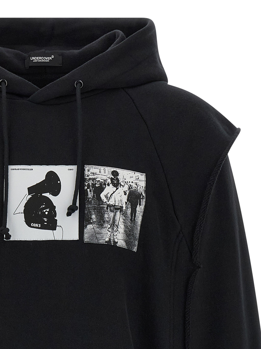 Black Cotton Sweatshirt