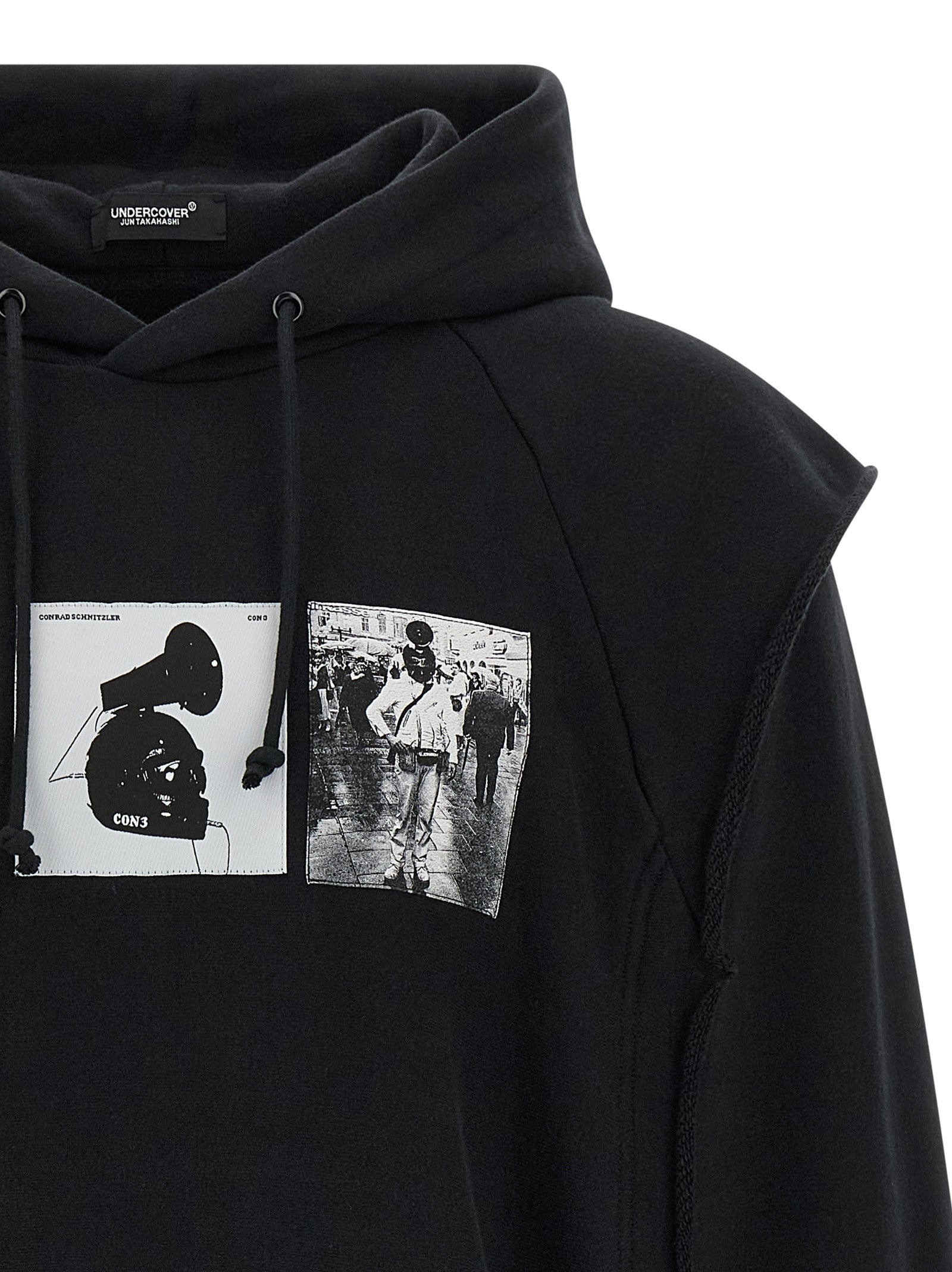 Black Cotton Sweatshirt