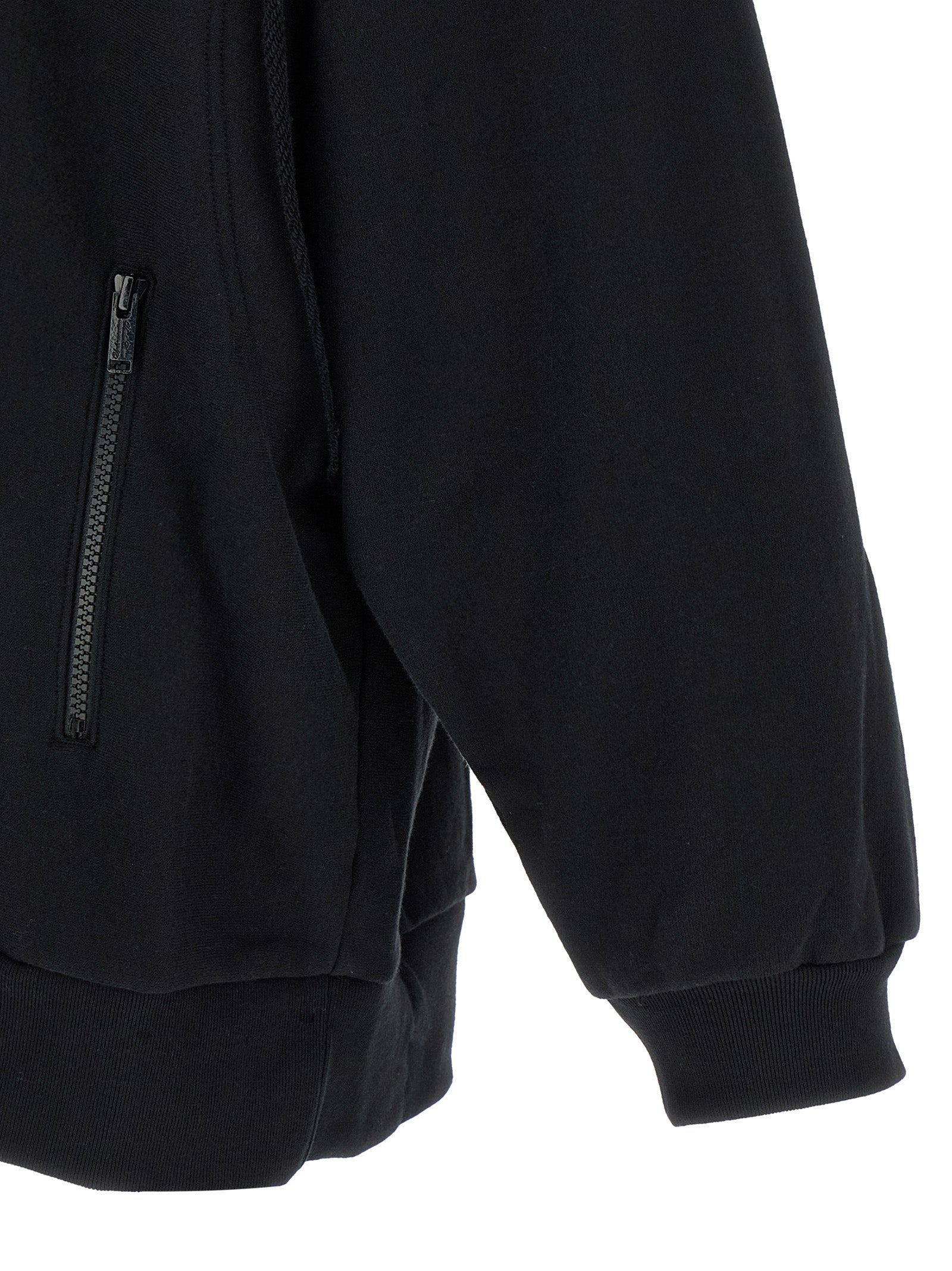 Black Cotton Sweatshirt