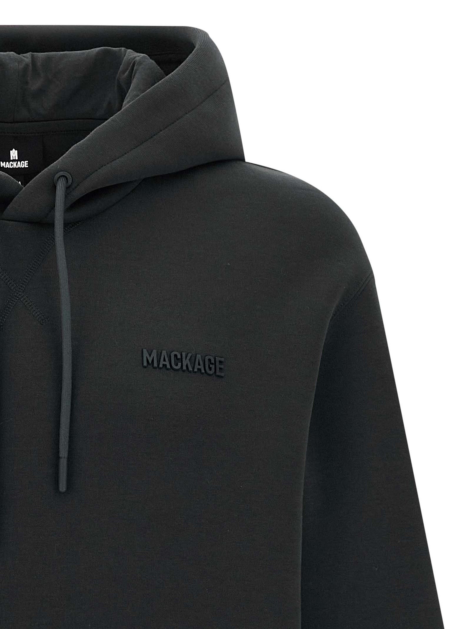 Black Cotton Sweatshirt